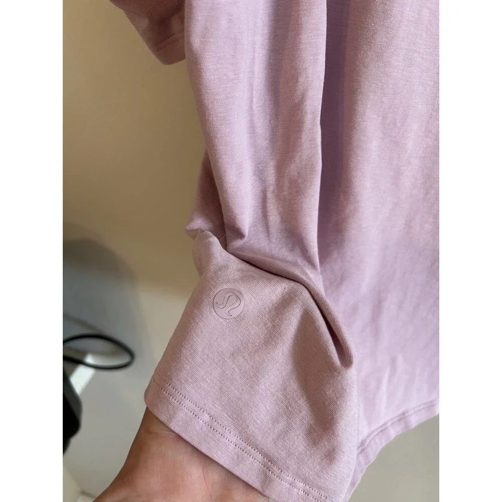 Lululemon Short Sleeve Turtleneck  Pink T-Shirt Size